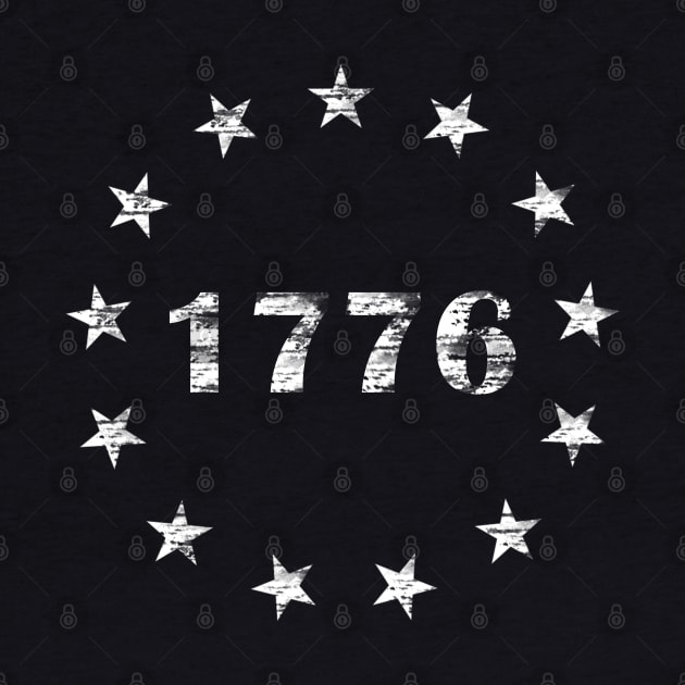 Betsy Ross Stars 1776 by nayzakgallery